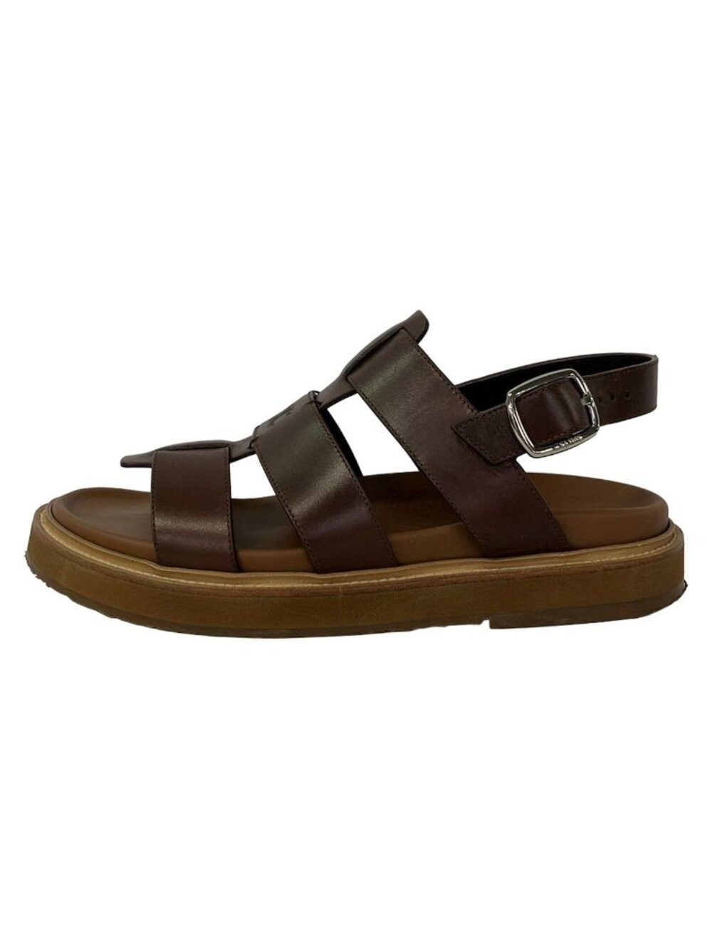 Celine Sandals 40 Tippi Brown Gladiator